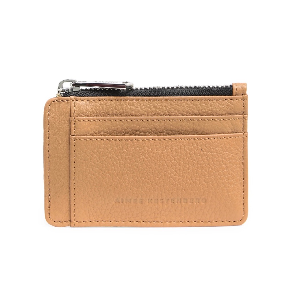 ❤️ NWT Aimee Kestenberg Alia Slim ID Wallet Tan Vachetta Leather